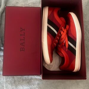 Bally Oriano Stripe Calf Leather Low
Top Sneakers